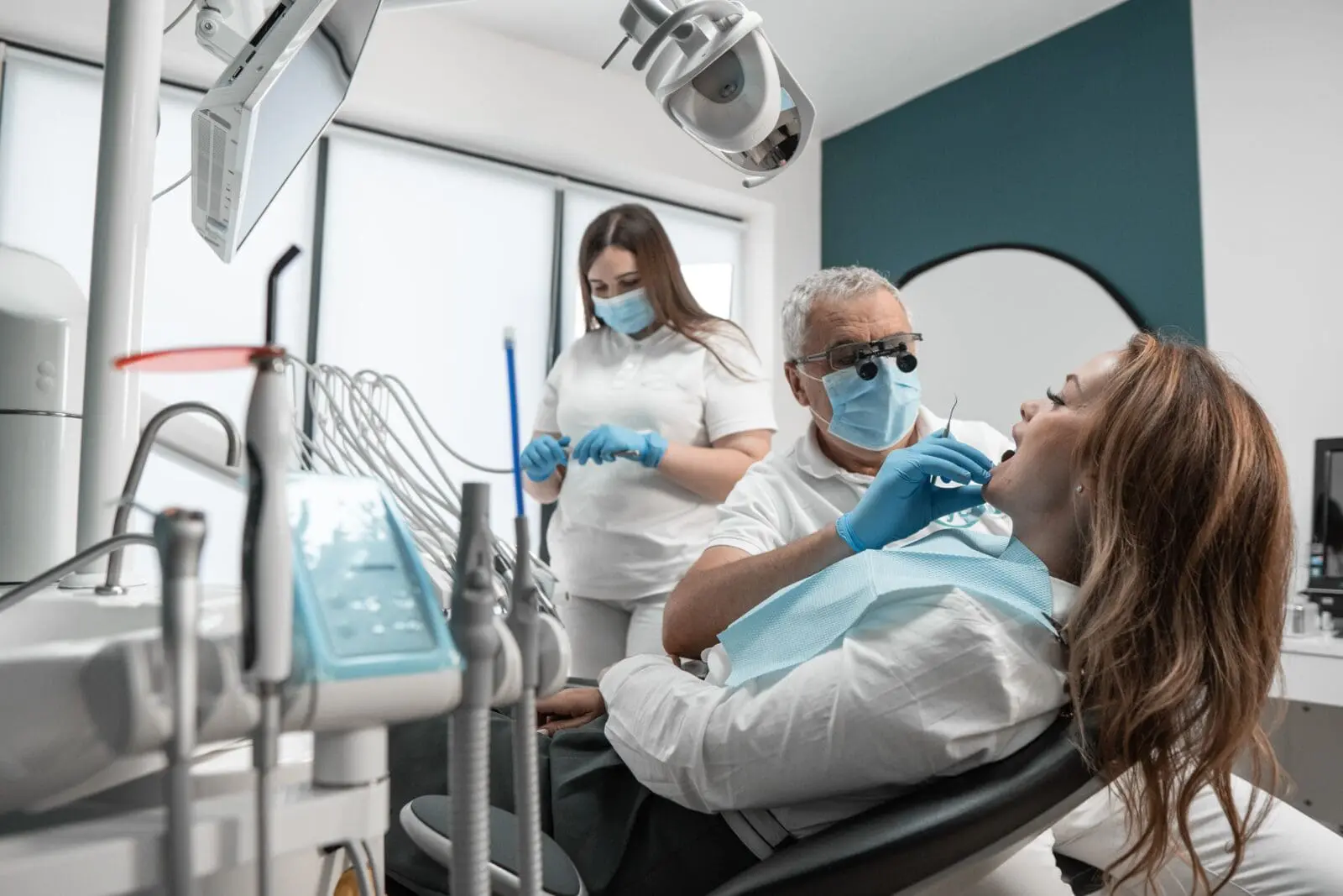 A team of professionals who work to improve the patient teeth.