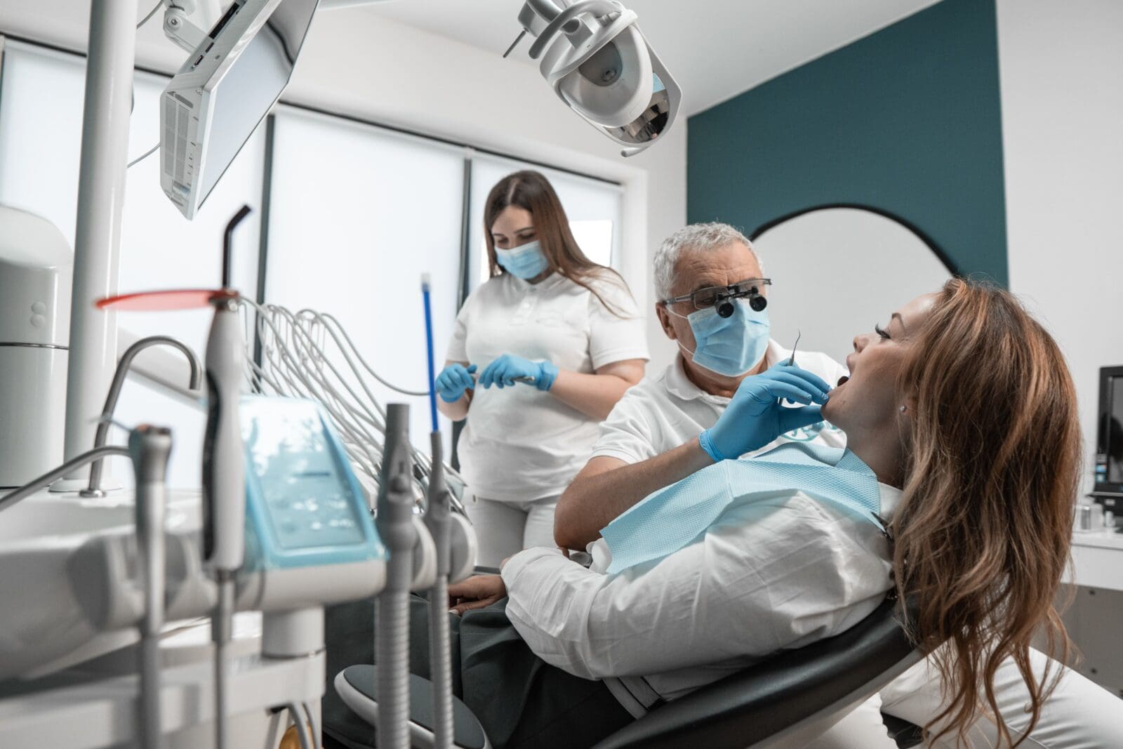 A team of professionals who work to improve the patient teeth.